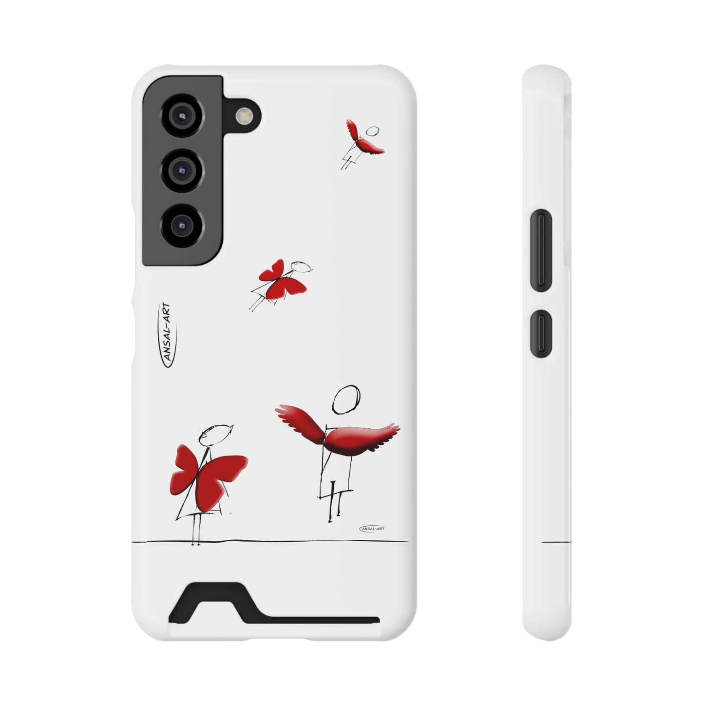 Piccole ali-Phone Case With Card Holder