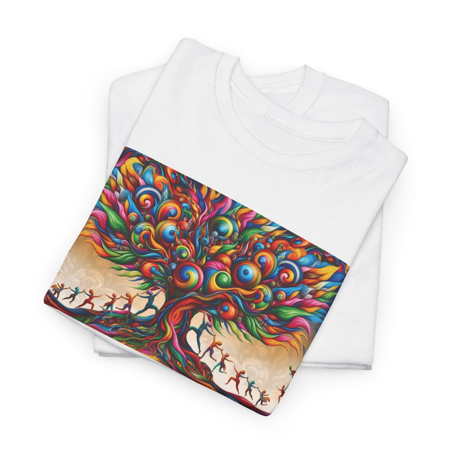 l'albero della vita-Front graphics-Unisex Heavy Cotton Tee