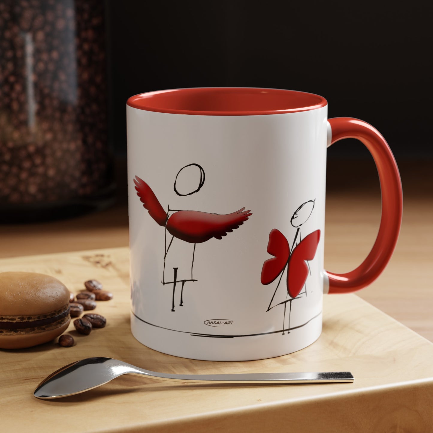 Piccole ali-Accent Coffee Mug (11, 15oz)