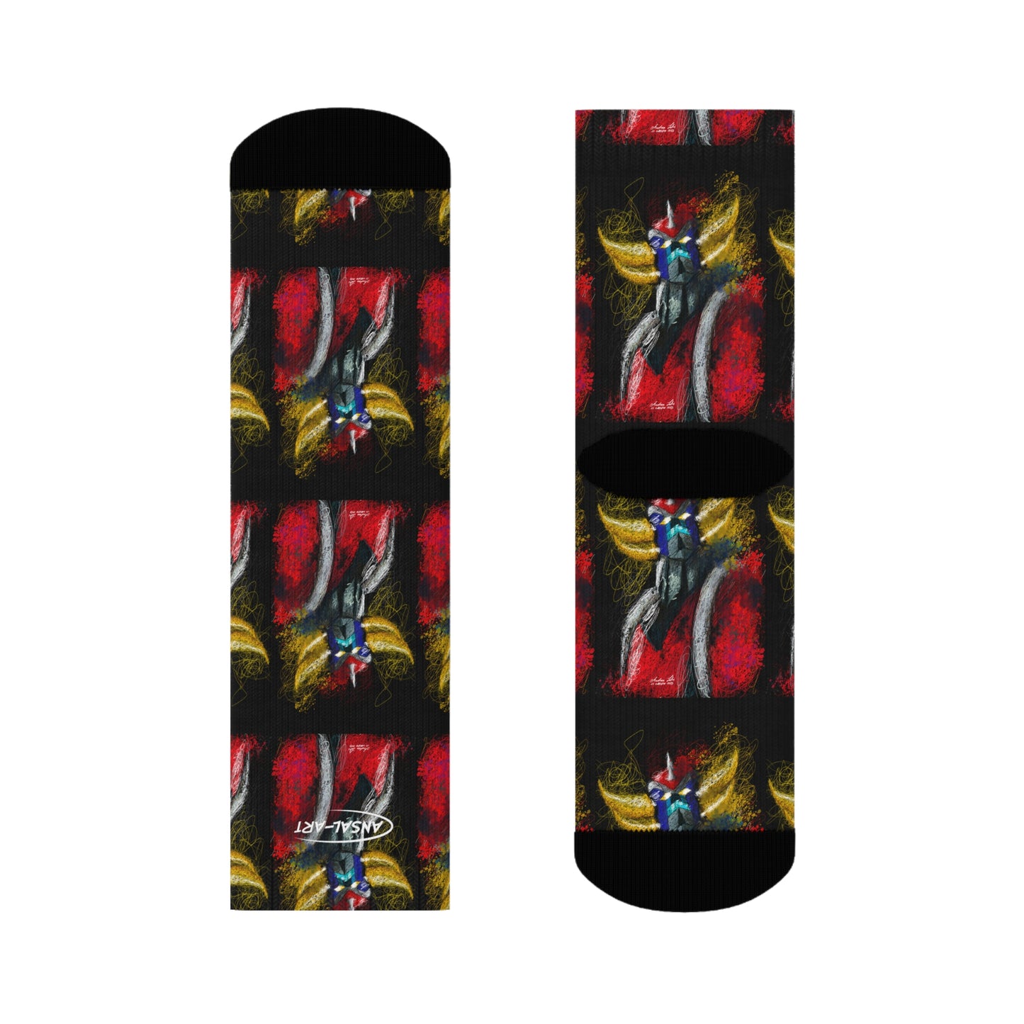 Goldrake-Crew Socks