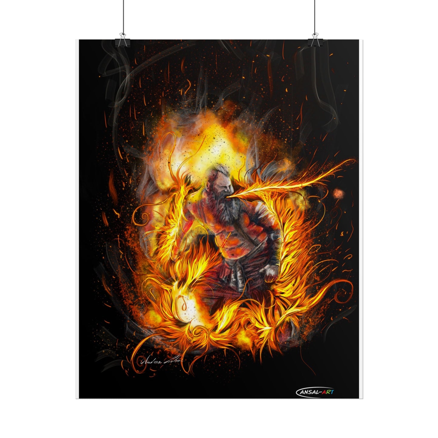 Fire-eater, Rolled Posters