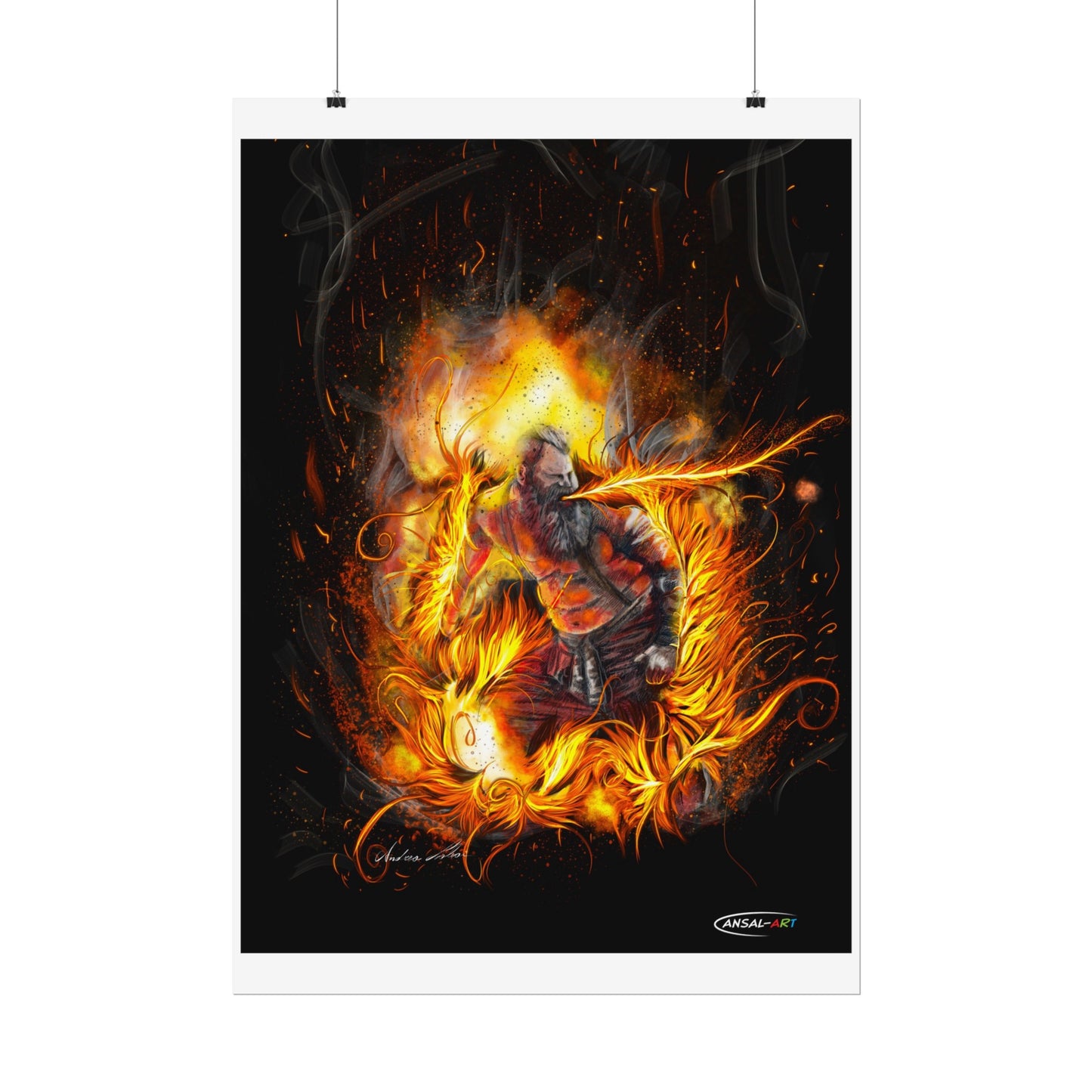 Fire-eater, Rolled Posters