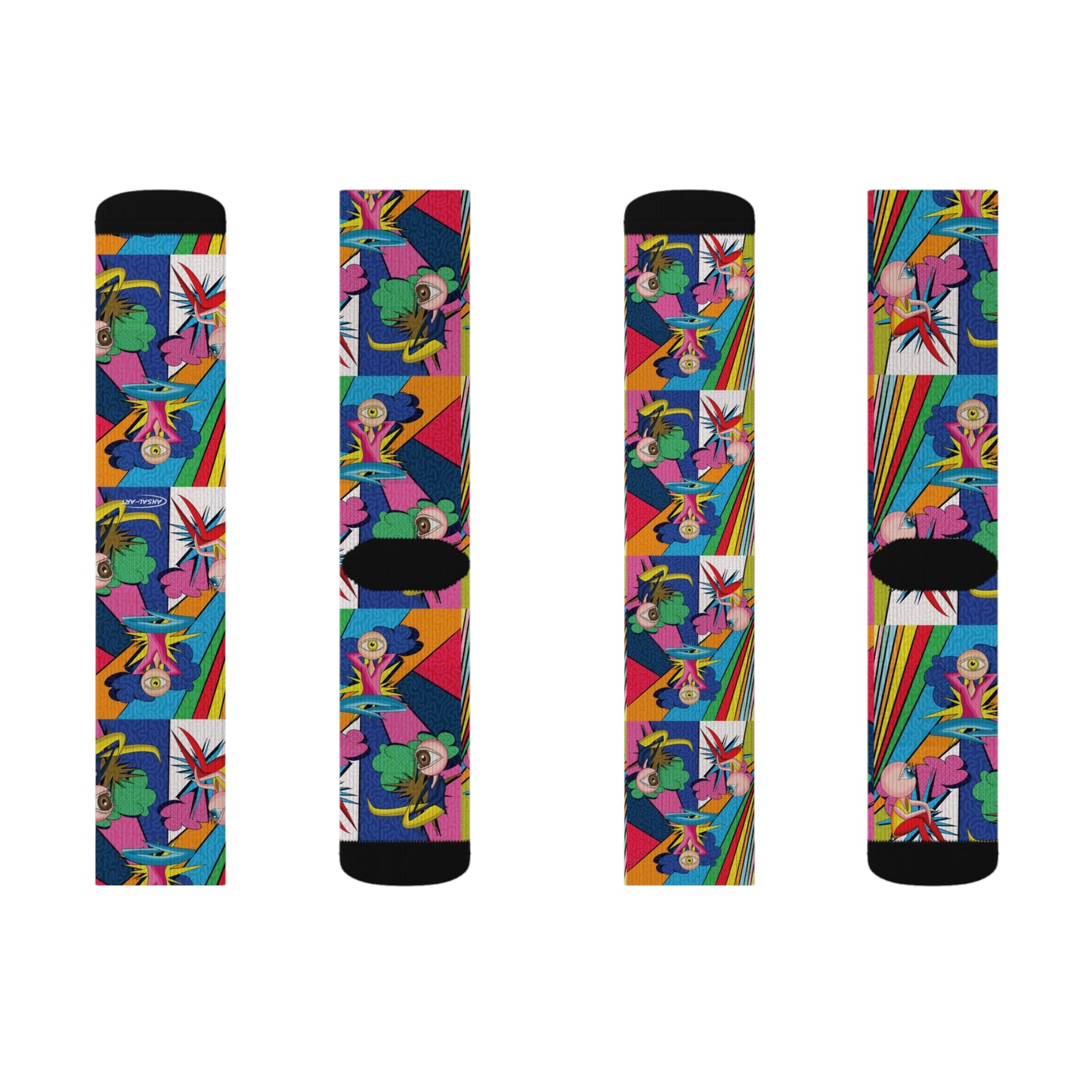 occhi pop-Sublimation Socks