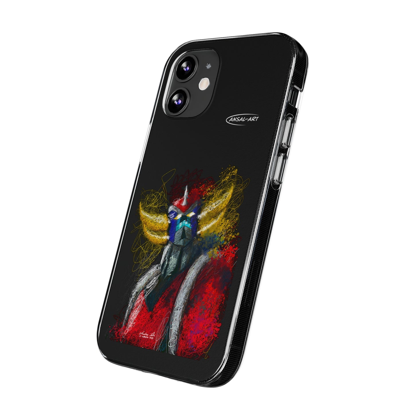 godrake-ufo robot-Soft Phone Cases