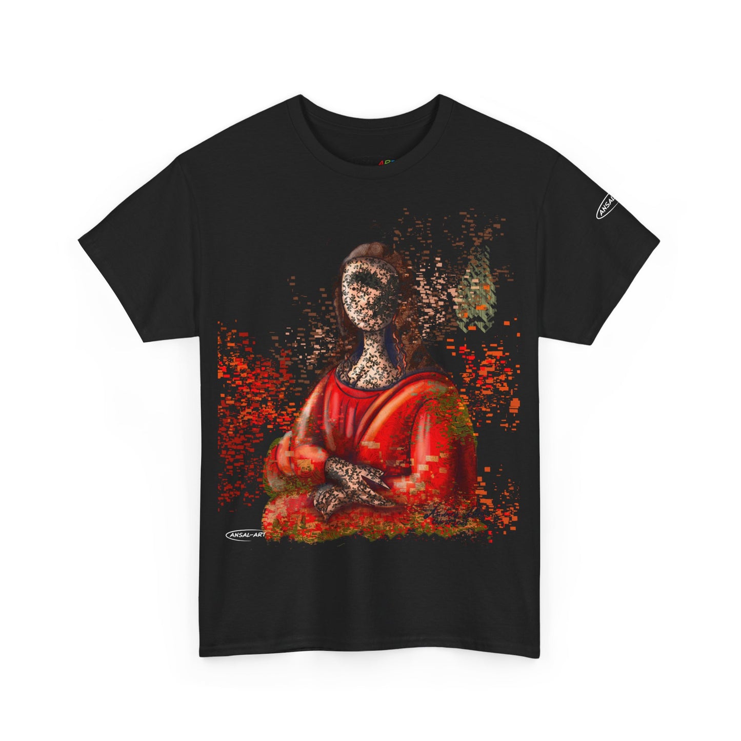 Gioconda scomposta-Unisex Heavy Cotton Tee