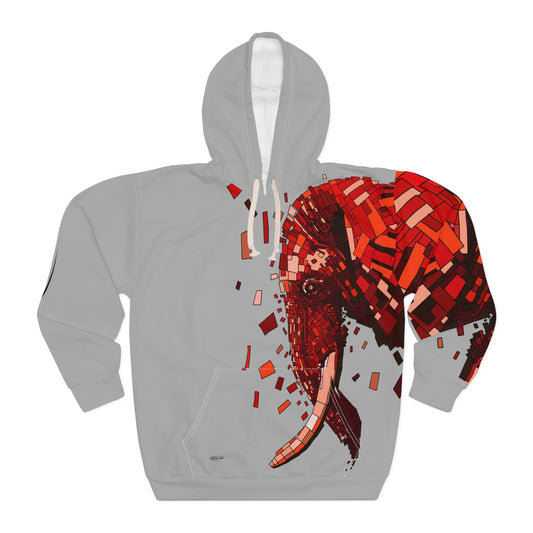 Copy of Elephant blue-Unisex Pullover Hoodie (AOP)