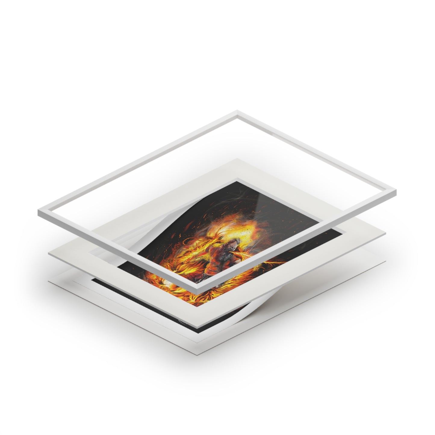 Fine Art Prints (Passepartout Paper Frame),  Mangiafuoco 2