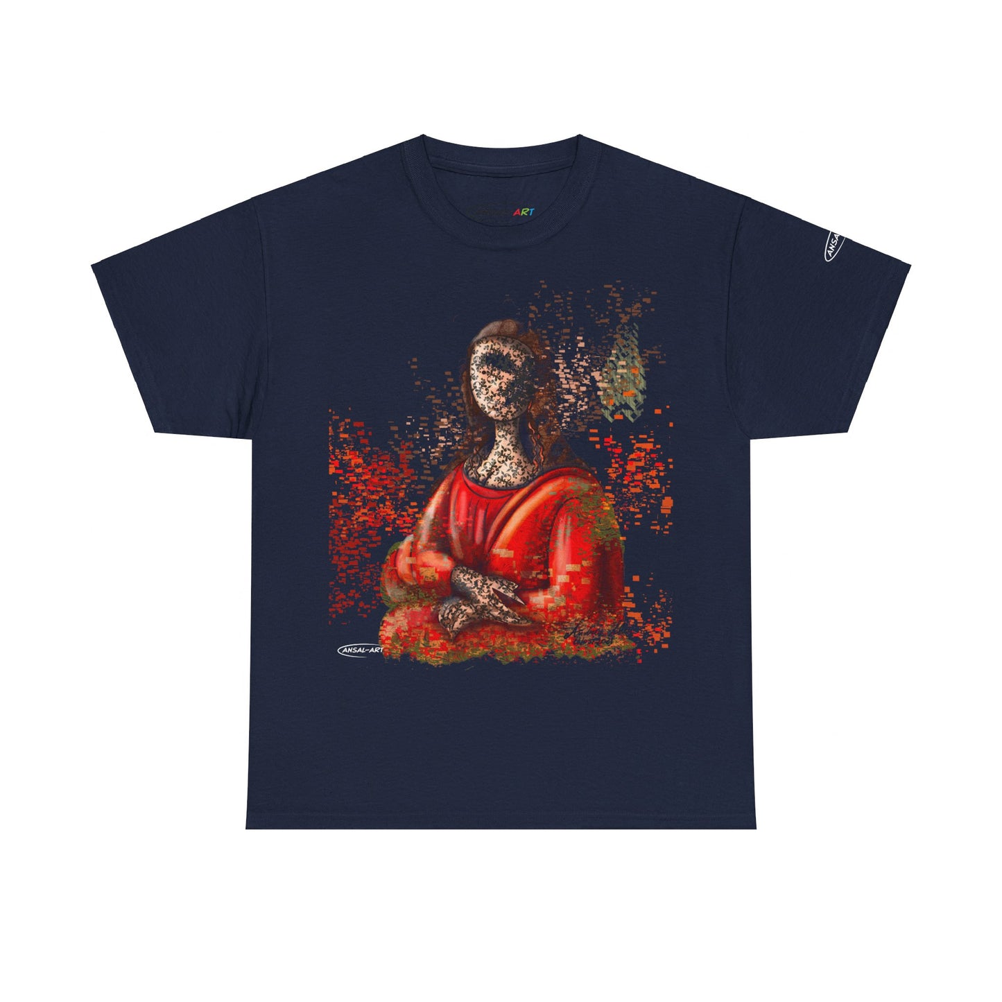 Gioconda scomposta-Unisex Heavy Cotton Tee