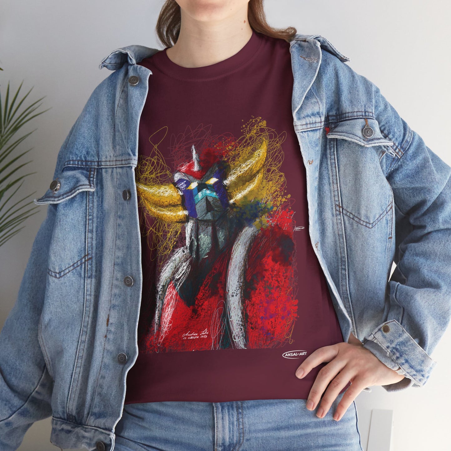 Goldrake ufo robot-Unisex Heavy Cotton Tee