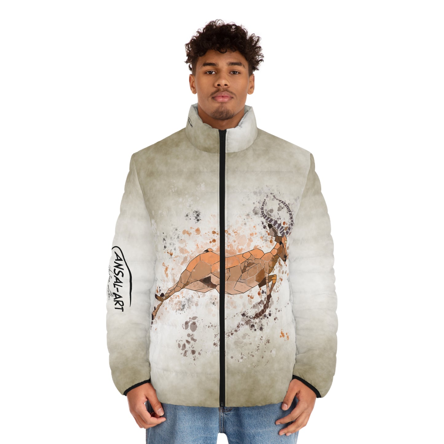 Colorful Men's Puffer Jacket, AOP Jacket for Adventurers, Artistic Winter Coat, Unique Gift for Art Lovers, Trendy Outerwear for Every [...]