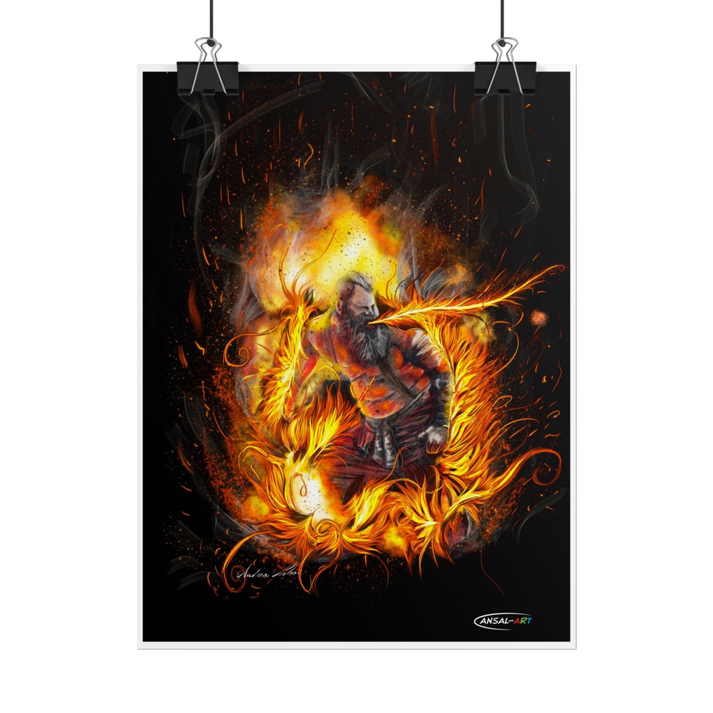 Fire-eater, Rolled Posters