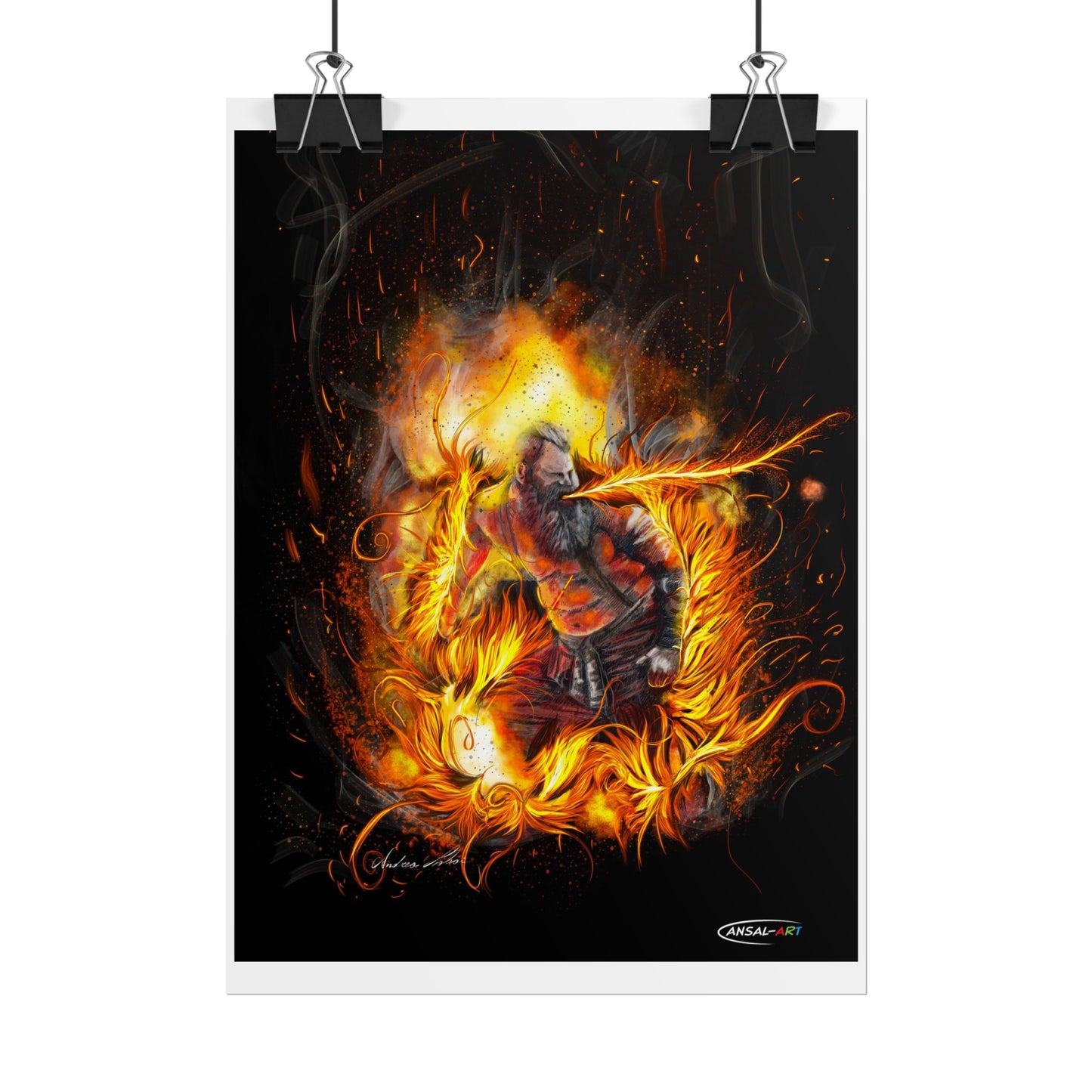 Fire-eater, Rolled Posters