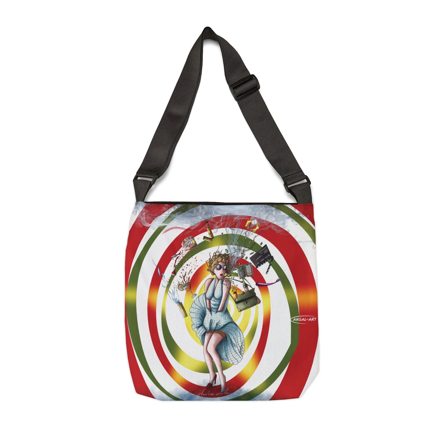 Marilyn-Adjustable Tote Bag (AOP)