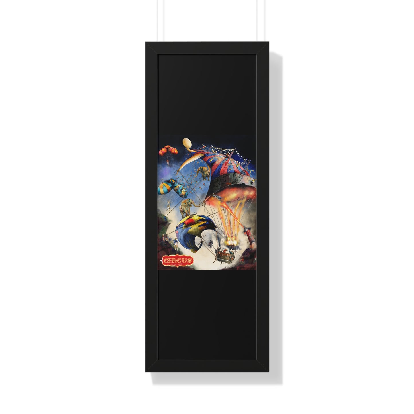 Framed Vertical Poster-circus