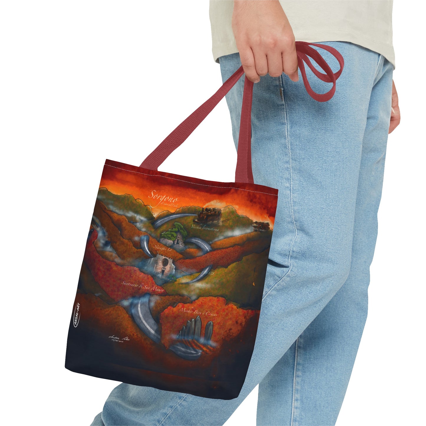 Sorgono-Tote Bag (AOP)