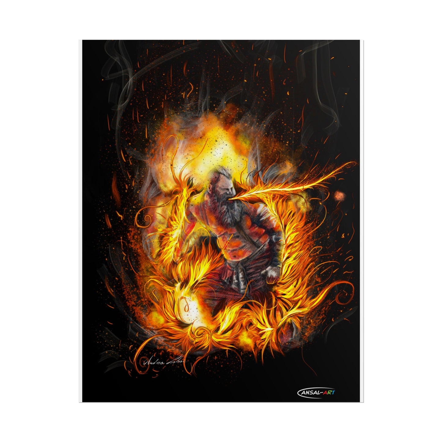 Fire-eater, Rolled Posters