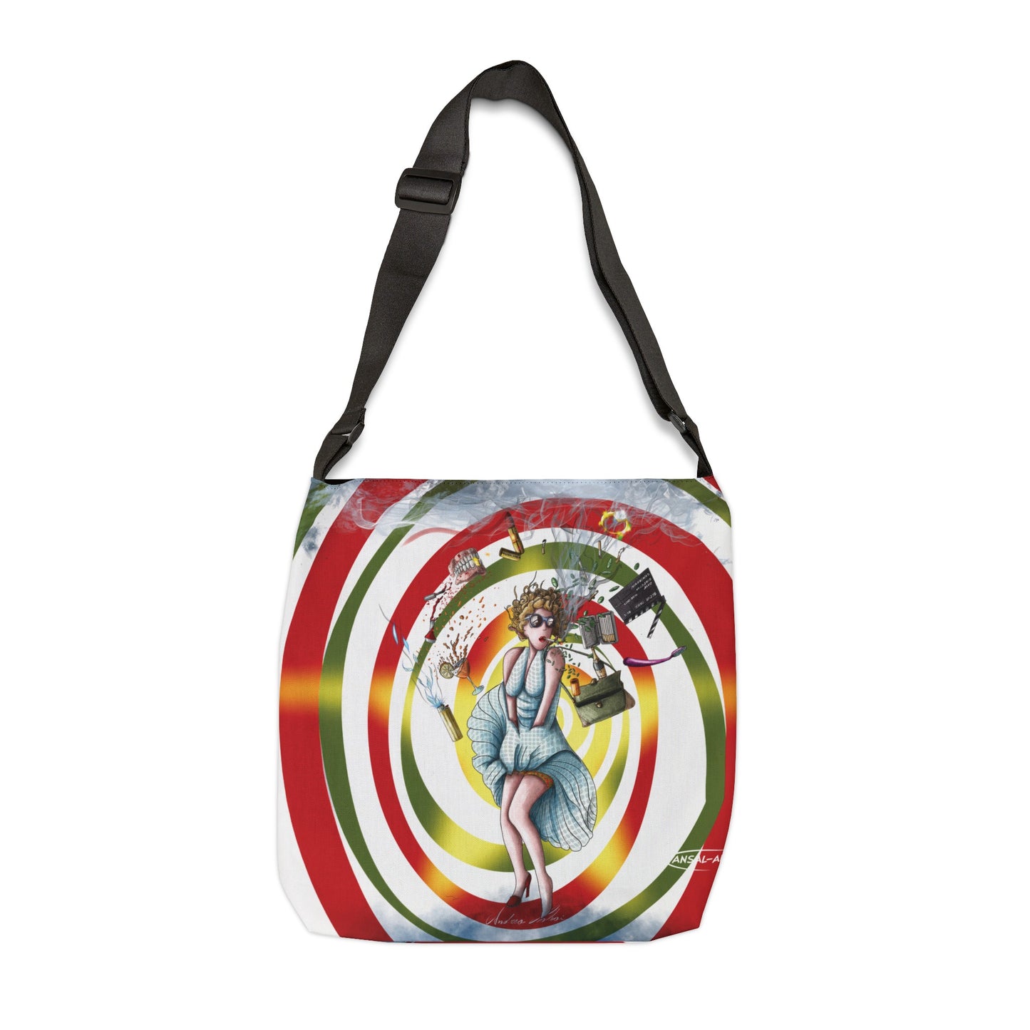 Marilyn-Adjustable Tote Bag (AOP)