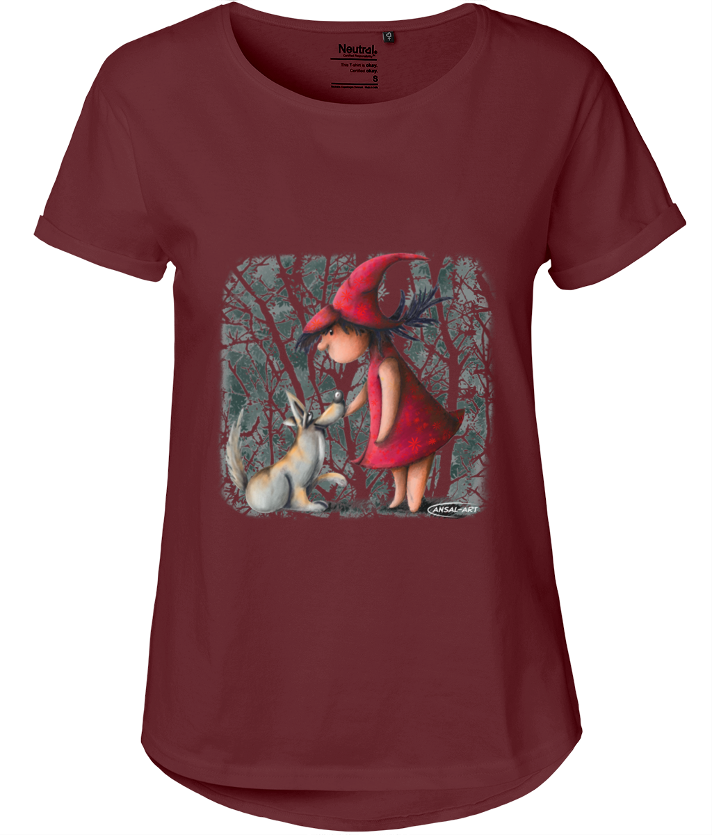 Ladies Roll Up T-shirt - Neutral® Capucetto Rosso 0 (1)